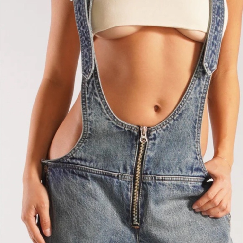 NWT Revice The Plunge Overalls in deep sea - Picture 7 of 9